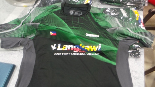 Customized GHTT shirts for the Langkawi participants.